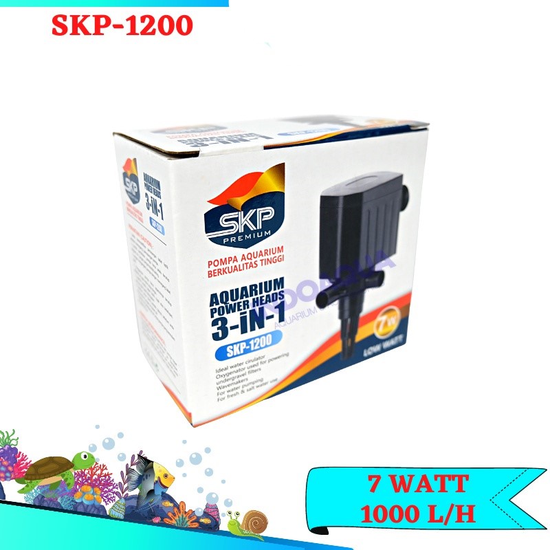 Jual Pompa Air Celup Aquarium Kecil SKP 1200 Pompa Hidroponik Water