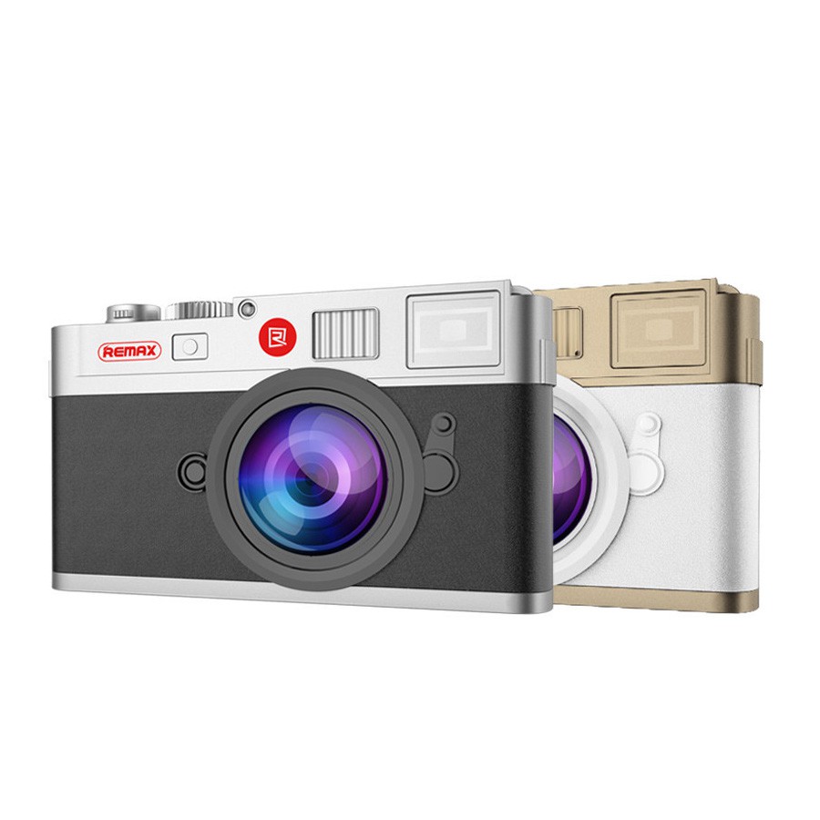 Jual PowerBank 10000mAh REMAX Leica / Lycra Camera Shape 2 USB FAST ...