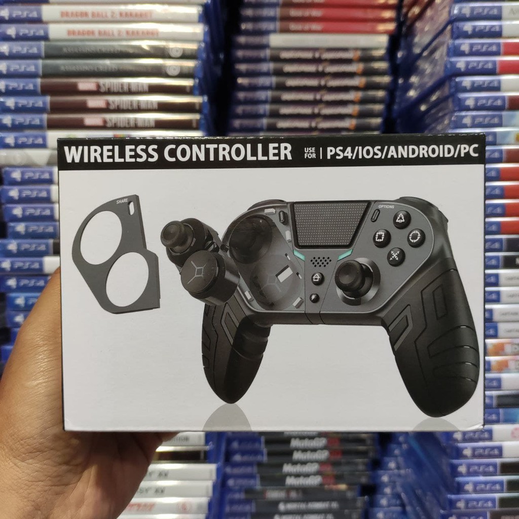 Jual Stick PS4 Gamepad Wireless Controller P4 Gamepad Q300 | Shopee ...