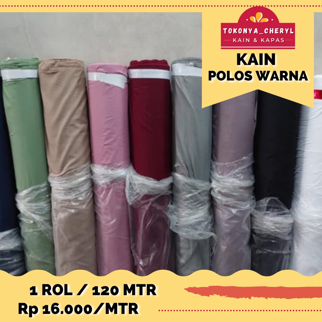 Jual Kain Seprei Katun Disperse / Microtex Polos Warna - Lebar 240cm x ...