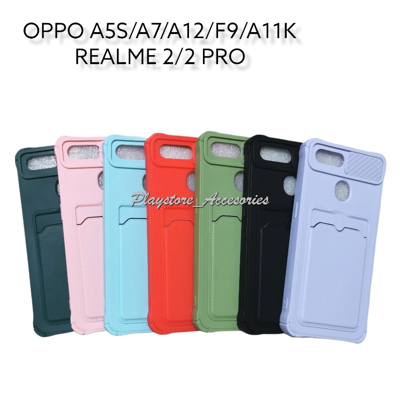 Jual Case Oppo A5s A7 A12 F9 A11k Softcase Sleding Warna Warni