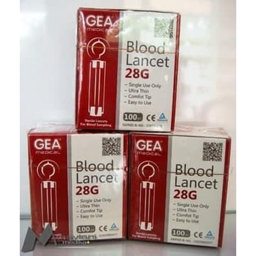 Jual Blood Lancet Gea isi 100 / Lancet GEA ISI 100 Shopee Indonesia