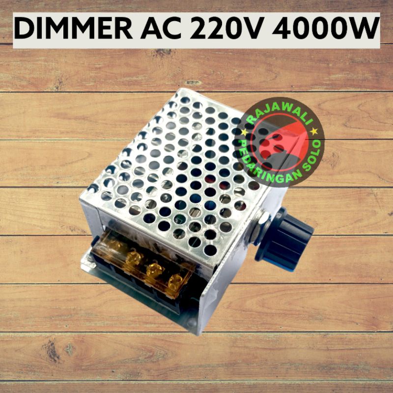 Jual DIMMER AC 220V 4000W DIMMER LAMPU MESIN BOR GERINDA Shopee Indonesia