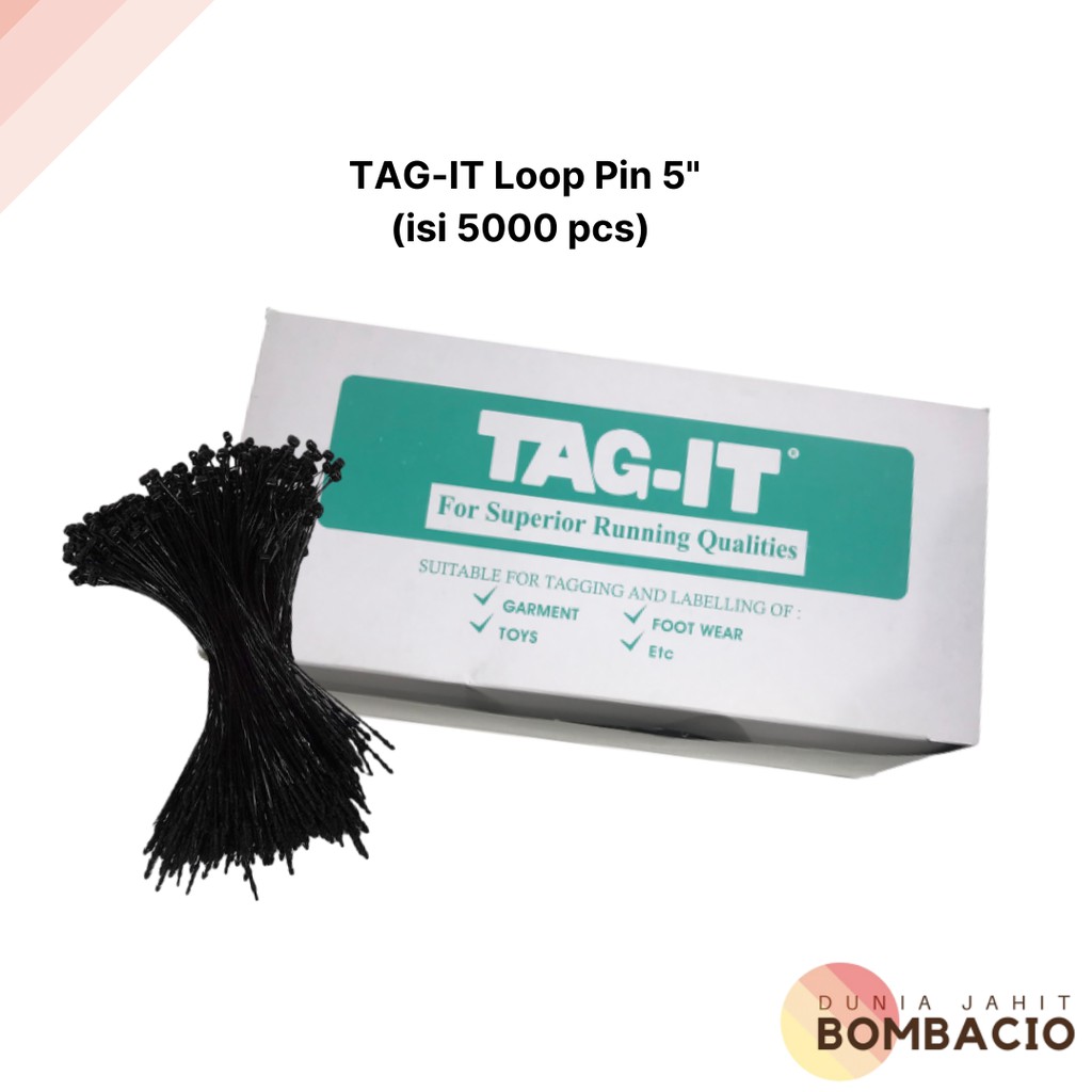 Jual LOOP PIN / STRING PIN 5000 PCS 5" HANG TAG LOCK PINS Shopee