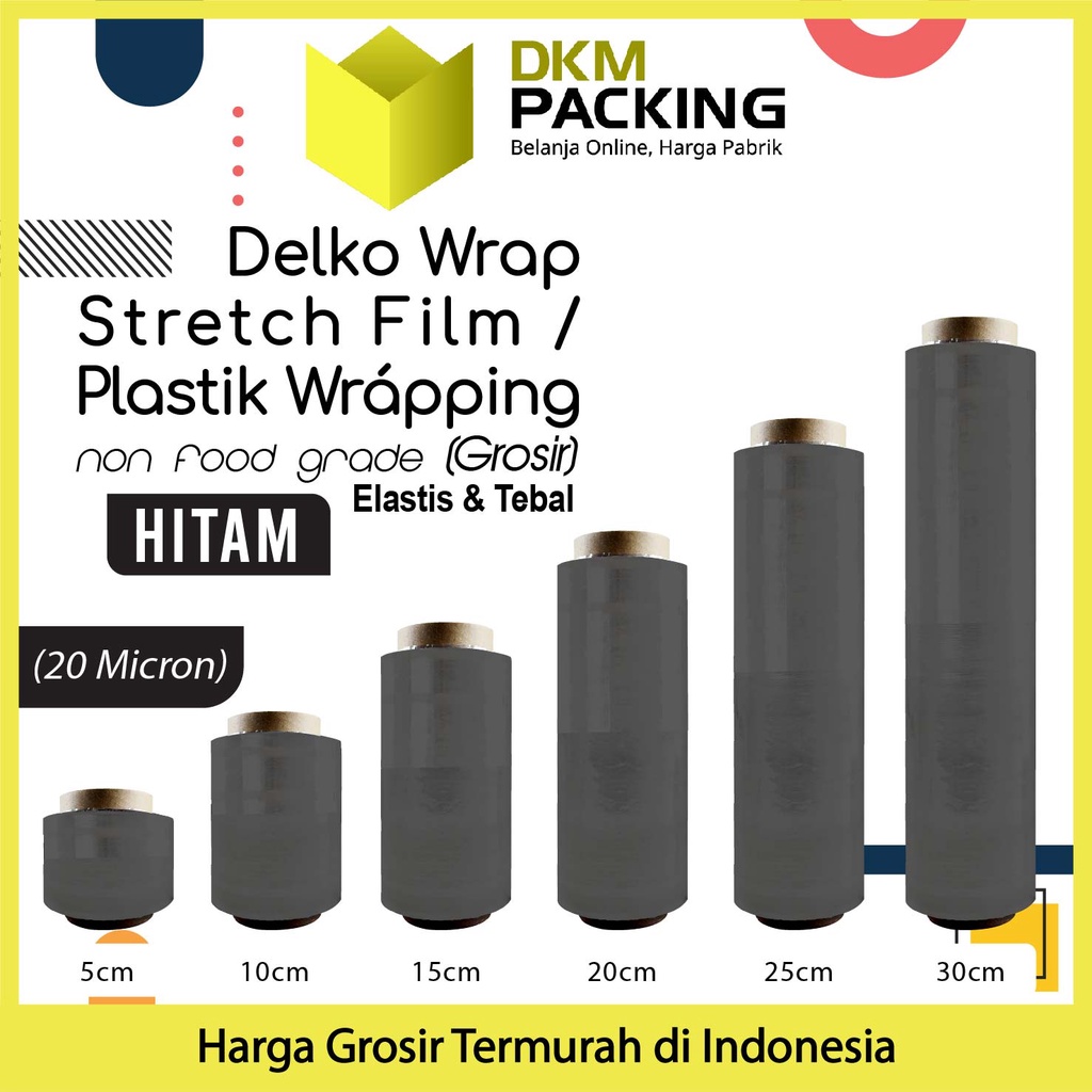 Jual Stretch Film 250m Plastik Wraping DELKOWRAP Wrapping Pembungkus ...