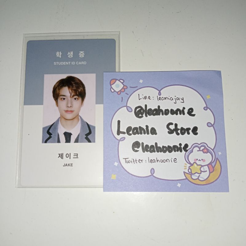 Jual ID CARD IDC STUDENT ID CARD SUNGHOON JAKE ENHYPEN PHOTOCARD SEASON ...