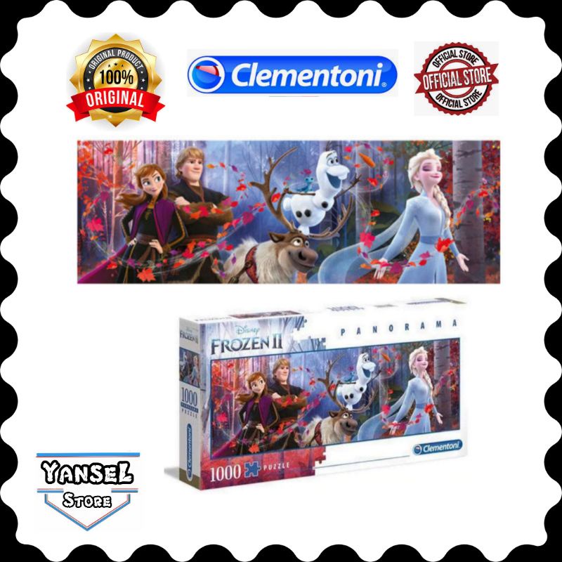 Jual Clementoni Disney Panorama Frozen 2 Elsa Anna Puzzle 1000 pcs ...