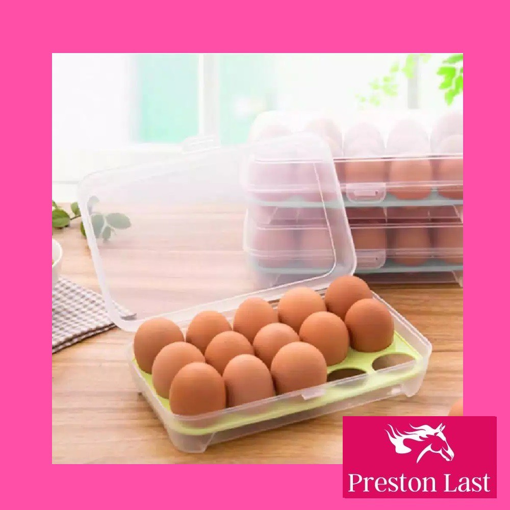 Jual Box Telur Isi 15 Sekat Kotak Telor Egg Storage Tempat Penyimpanan