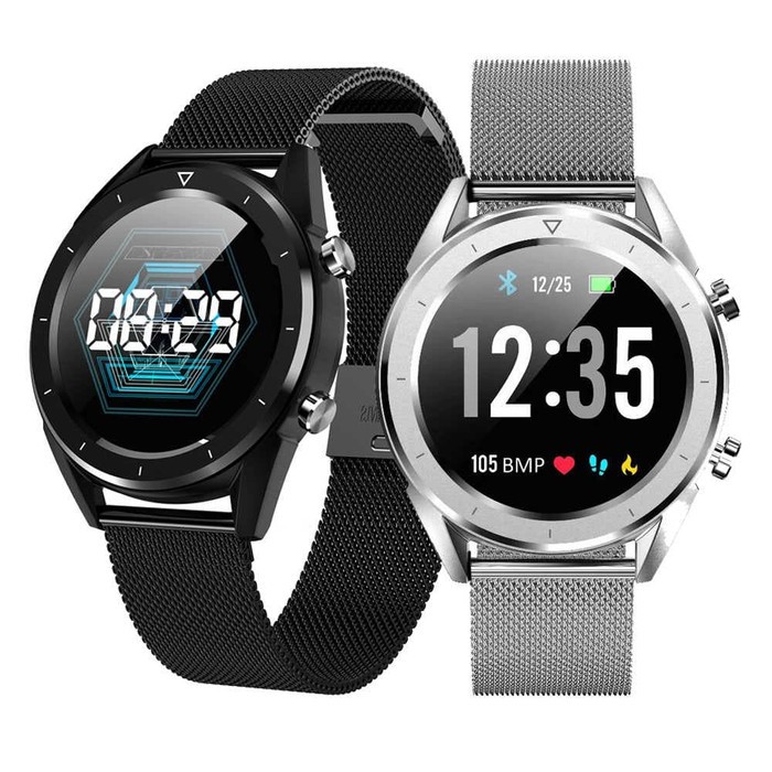 Jual Smartwatch DT28 1.54 Big Display ECG Monitor HR Blood Pressure Shopee Indonesia