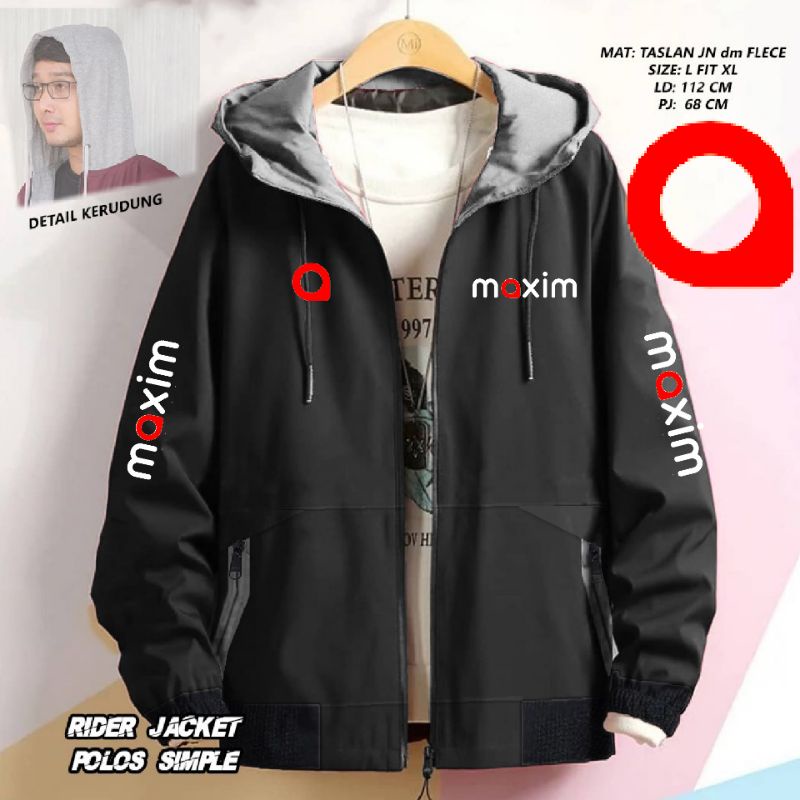 Jual Jaket Driver Maxim Grab Shopee Gojek Jaket Pria Jaket Wanita Jaket