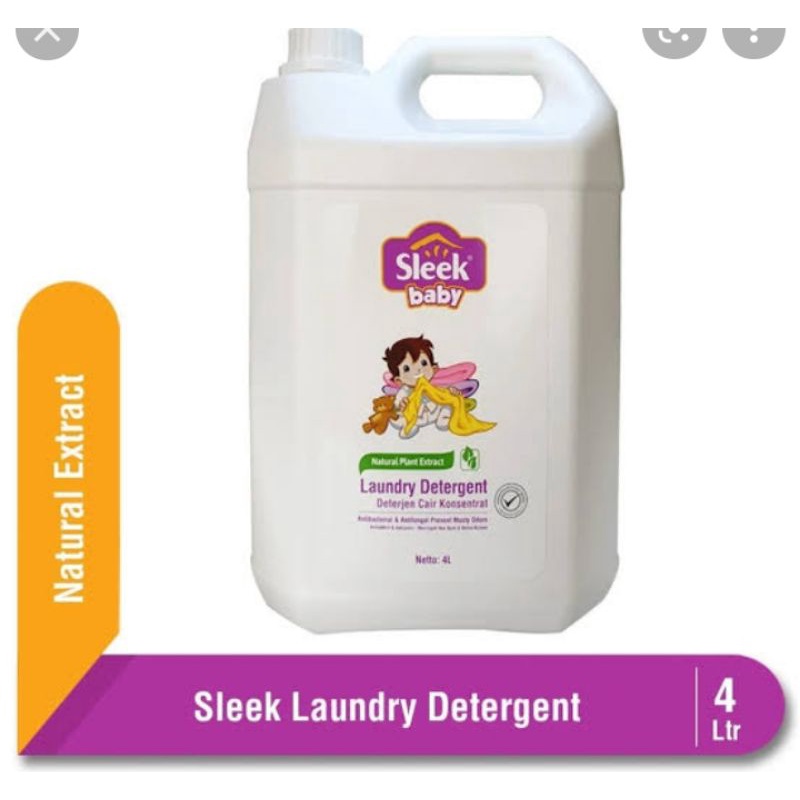 Jual SLEEK BABY LAUNDRY Detergent 4 Liter | Shopee Indonesia