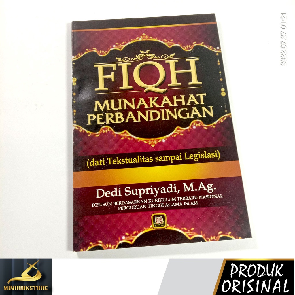 Jual Buku Fiqh Munakahat Perbandingan Dedi Supriyadi M Ag