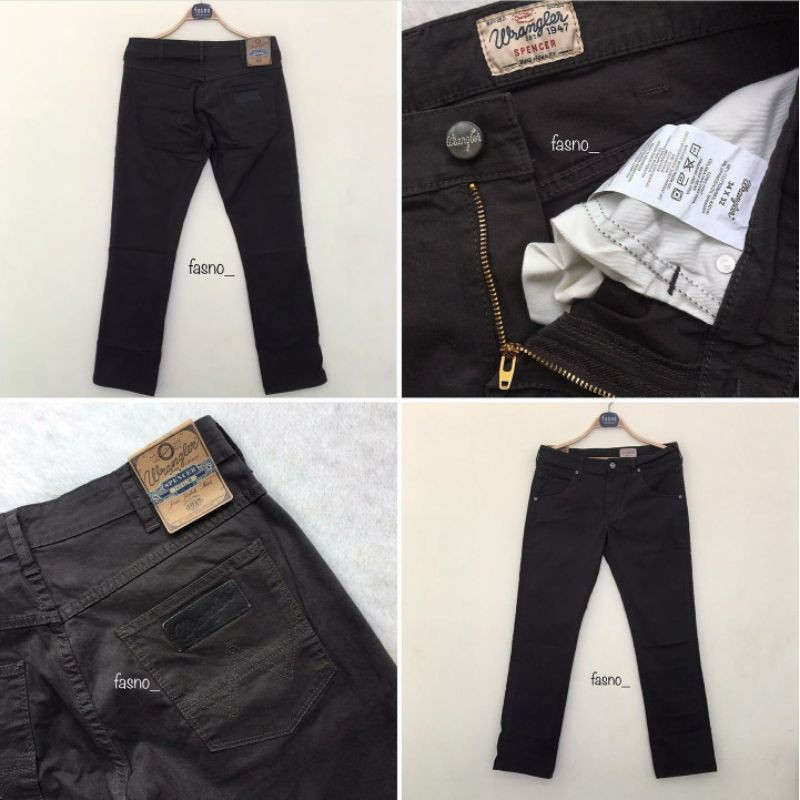 Wrangler spencer hot sale jeans black