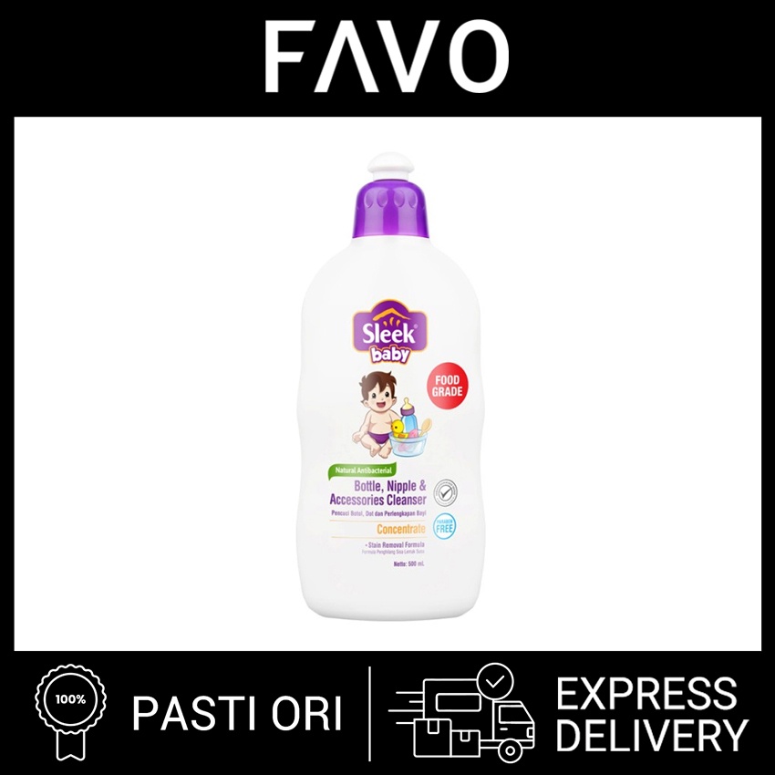 Jual Pencuci Botol - Sleek Baby Bottle & Accessories Cleanser Botle ...