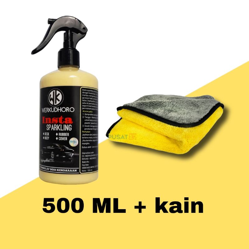 Jual Pengkilap Body Motor dan Mobil Efek daun talas Insta sparkling ...