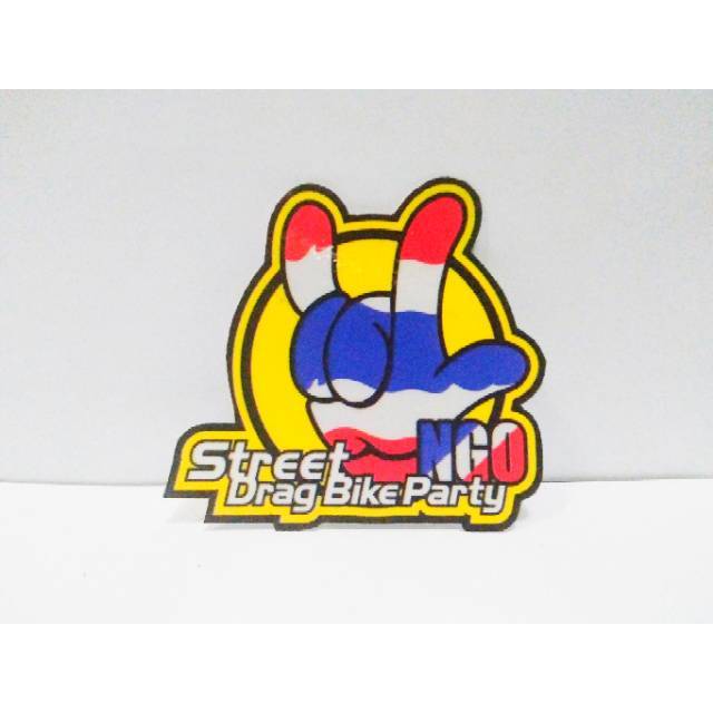 Jual STIKER STREET DRAG BIKE PARTY - minim. order 10pcs (pilihan bebas ...