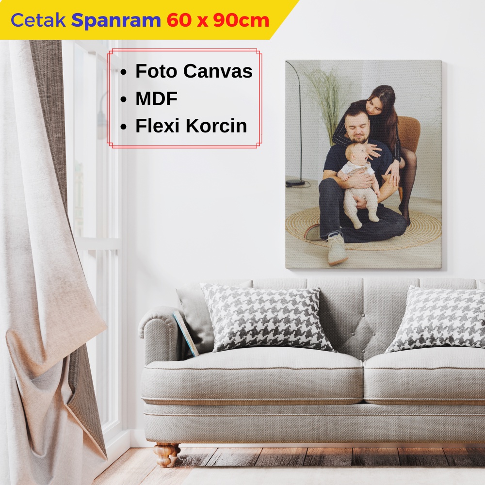 Jual Cetak Foto/Cetak Poster/Cetak Photo Frame Kayu/Cetak Spanram ...