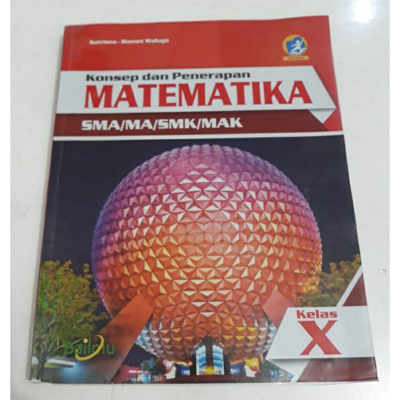 Jual Buku Paket Pelajaran Konsep Dan Penerapan Matematika Kelas 10 ...