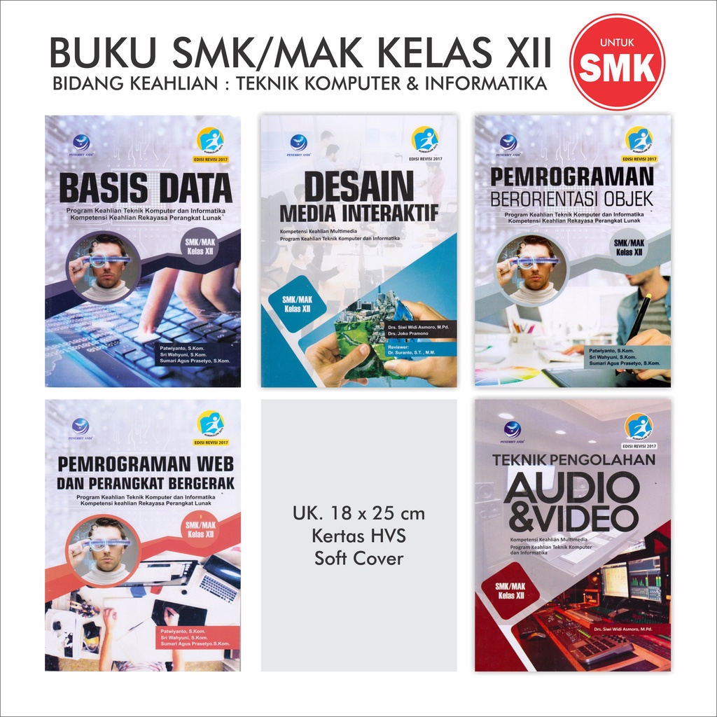 Jual Buku Sekolah SMK : Buku Bidang Teknik Komputer Dan Informatika SMK ...