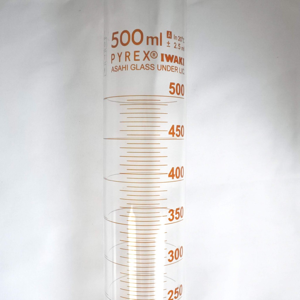 Jual Gelas Ukur 500ml Measuring Cylinder Iwaki Pyrex Shopee Indonesia 5045