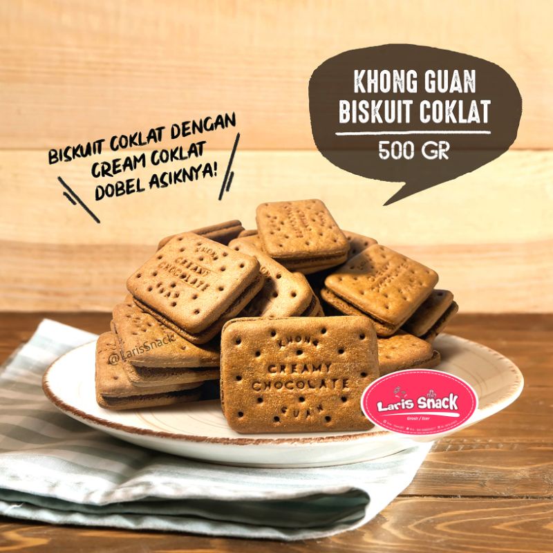 Jual Biskuit Cream Coklat Biskuit Jadul Khong Guan 500gr | Shopee Indonesia