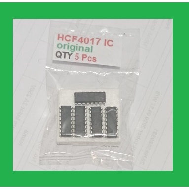Jual QTY 5 Pcs HCF4017 IC 4017 original Cmos IC | Shopee Indonesia