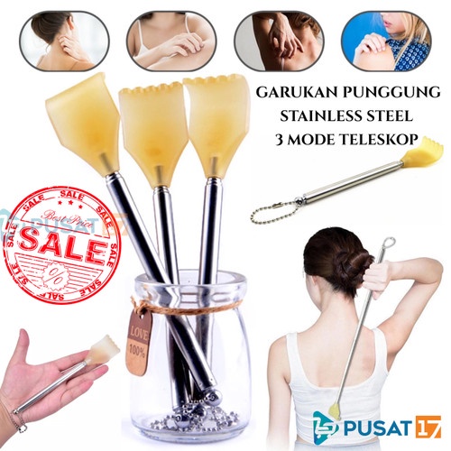 Jual ALAT GARUK PUNGGUNG STAINLESS PVC / ALAT GARUK MODEL TANGAN 3 ...