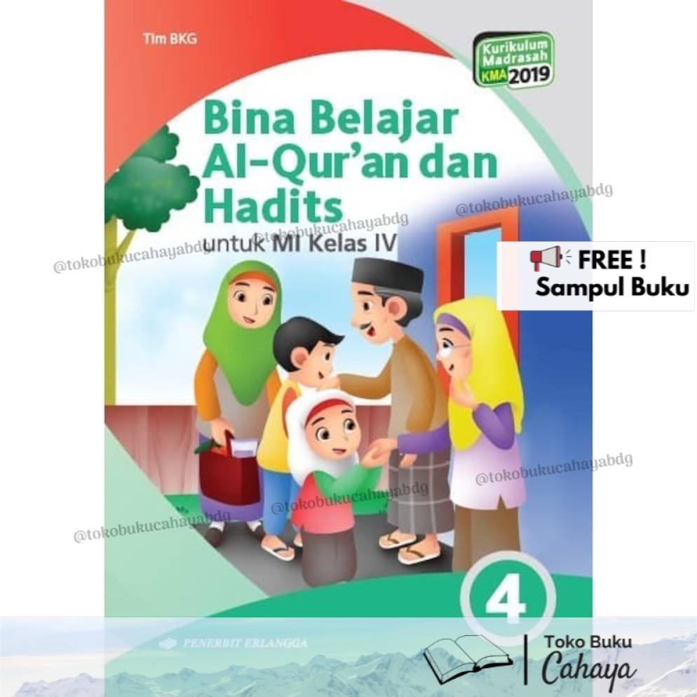 Jual Buku Pelajaran MI BINA BELAJAR AL-QURAN DAN HADITS Kelas 4 KMA ...