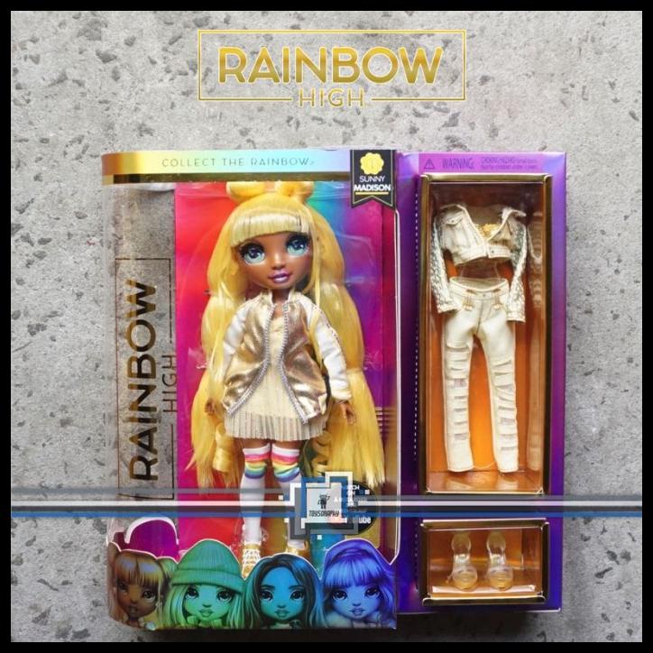 Rainbow High Sunny Madison Yellow Fashion Doll with UK