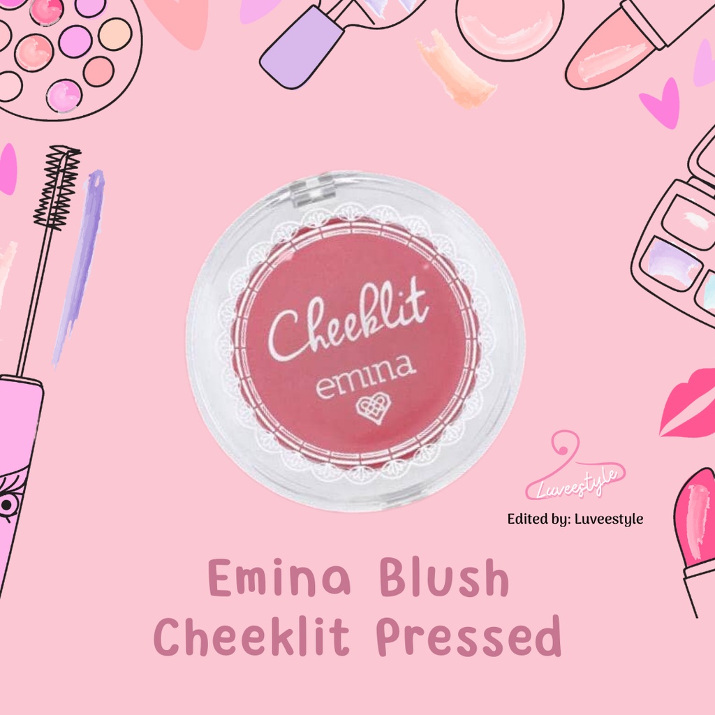 Jual Emina Blush On Cheeklit Pressed Blush Cotton Candy Marshmallow Lady Bittersweet Shopee