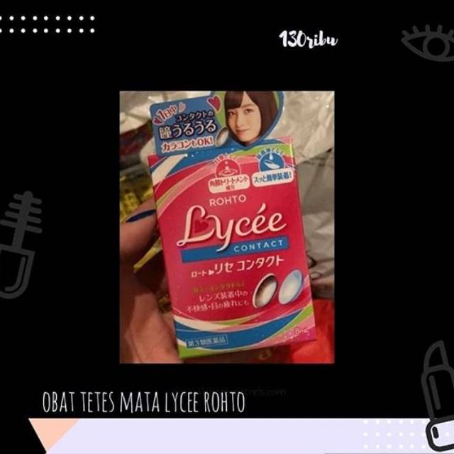 Jual Obat Tetes Mata Lycee By Rohto Shopee Indonesia