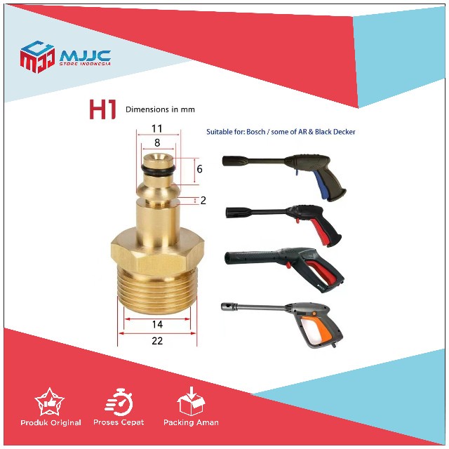 EAWONGEE 15M/50FT Hogedruk Afvoer Jet Wasslang Afvoerpijp Riool Jetter Kit Compatibel met Karcher K2 K3 K4 K5 K6 K7 en Lavor Hogedrukreinigers