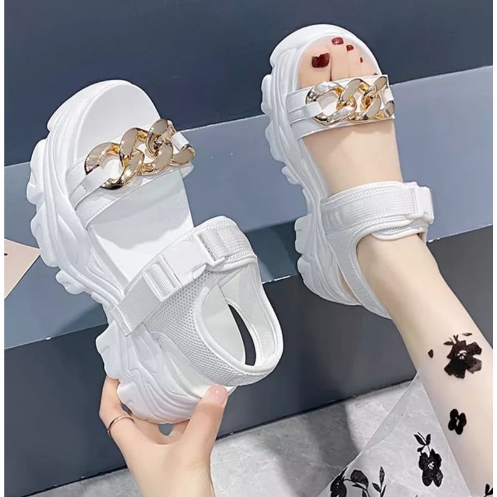Sandal wedges di shopee store