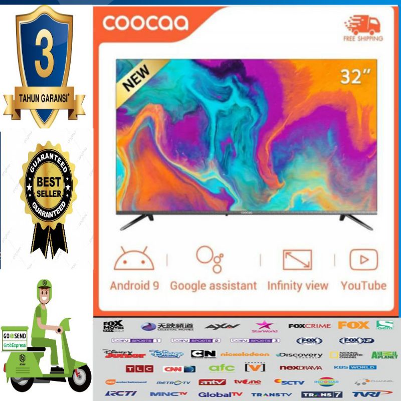 Jual Tv Led Coocaa 32 Inch 32s6g Digital Android Smart Tv 9 0 Garansi