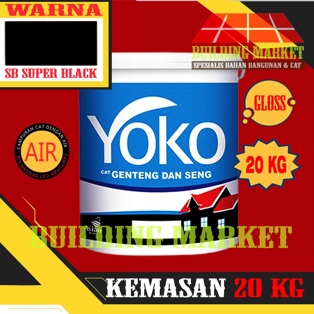 Jual Cat Genteng Dan Seng Avian Brands Yoko Ready Mix 20 Kg Paket Shopee Indonesia 2187