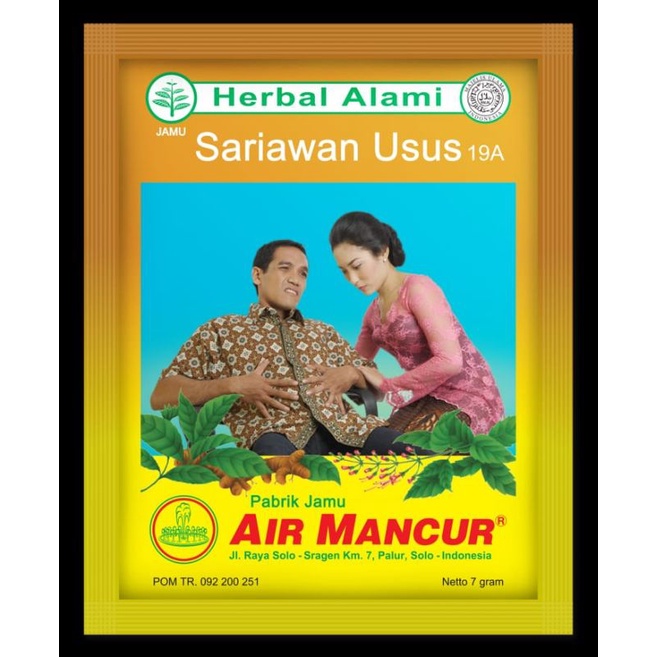 Jual Air Mancur Jamu Sariawan Usus Isi Sachet Shopee Indonesia