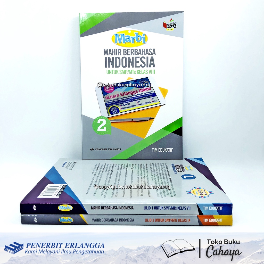 Jual MAHIR Berbahasa INDONESIA SMP Kelas 1 2 3 K13N Tim Edukatif Marbi ...
