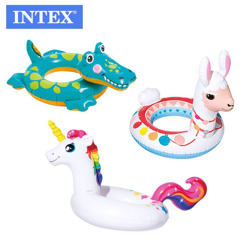 Jual Ban Pelampung Anak Intex 58221/59221 Big Animal Rings | Shopee ...