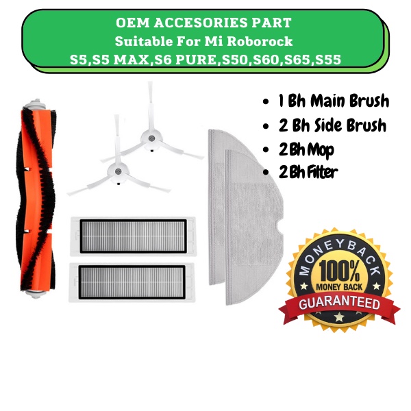 Roborock S5 Max Xiaomi S55 Vacuum Jual Accesories OEM Part