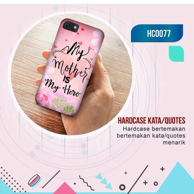 Jual Hardcase Mother is My Hero Quotes Katakata Custom Photo Semua