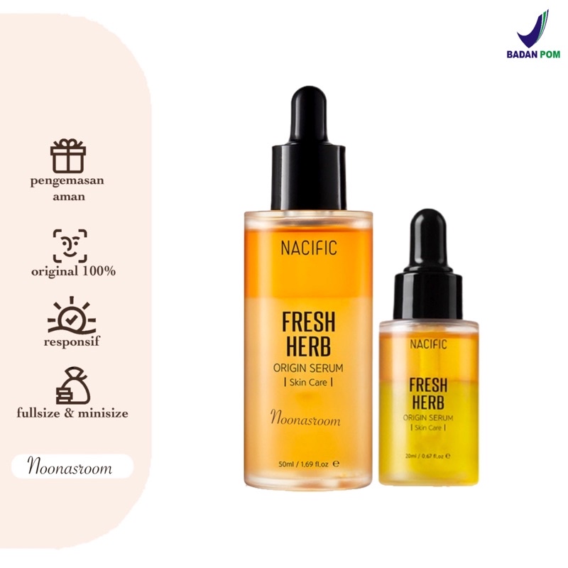 Jual Nacific fresh herb origin serum acne jerawat calming melembabkan