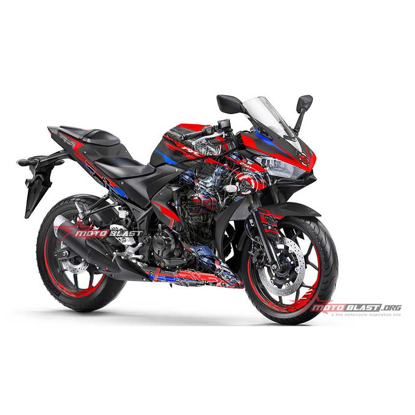 Jual Decal Stiker YZF R25 RED OPTIMUS PRIME | Shopee Indonesia