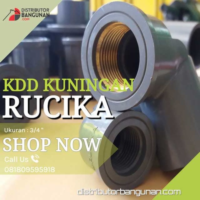 Jual Fitting Pvc Sambungan Pipa Pvc Knee Drat Dalam Kuningan Rucika Shopee Indonesia