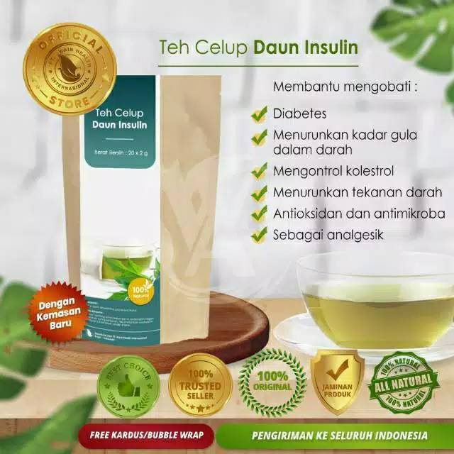 Jual Teh Herbal Celup Daun Insulin Shopee Indonesia