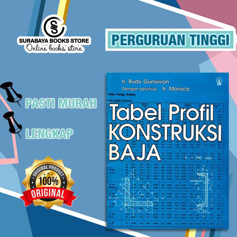 Jual BEST SELLER ! TABEL PROFIL KONSTRUKSI BAJA # RUDY GUNAWAN | Shopee ...