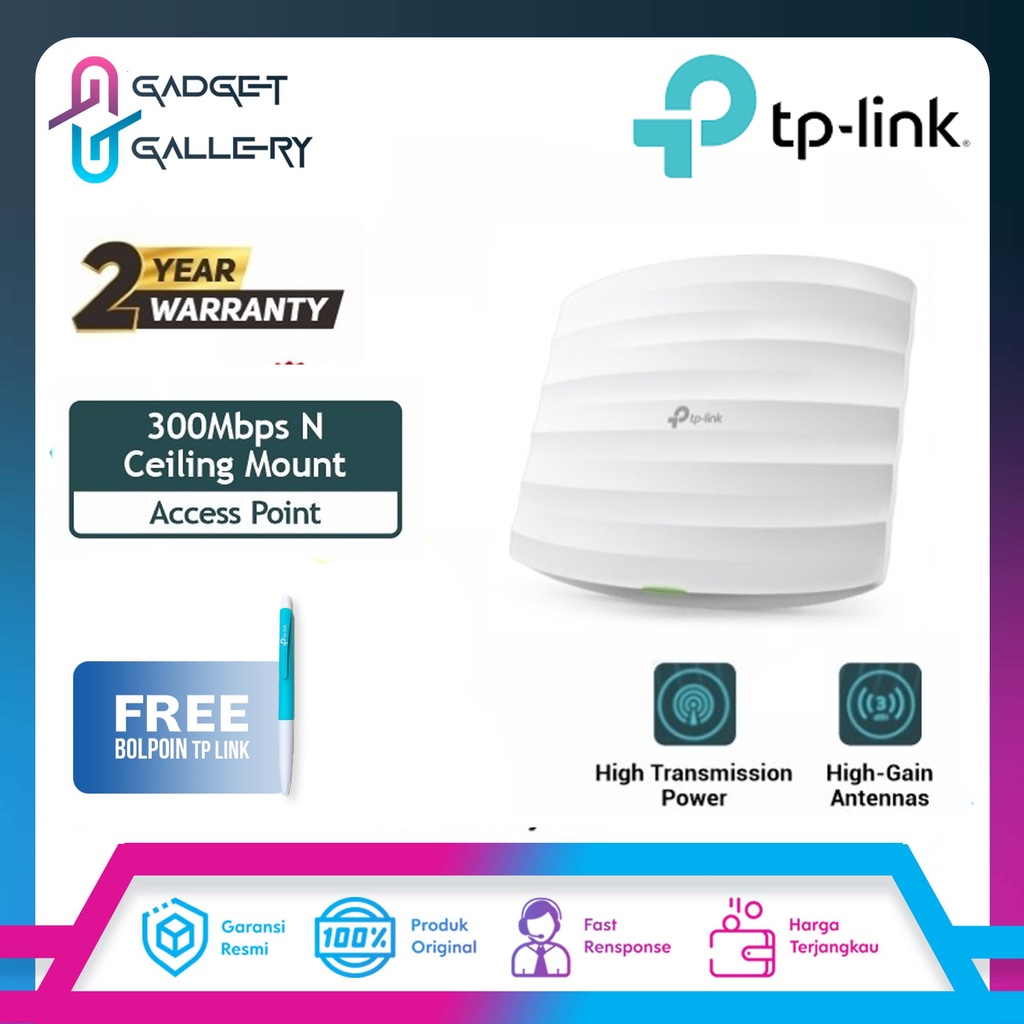 Jual Tp Link Eap110 300mbps Wireless N Ceiling Mount Access Point