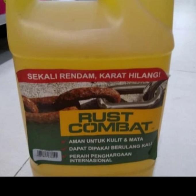 Jual Rust Combat Cairan Pembersih Karat Dan Perontok Karat 4 Liter Shopee Indonesia 9524