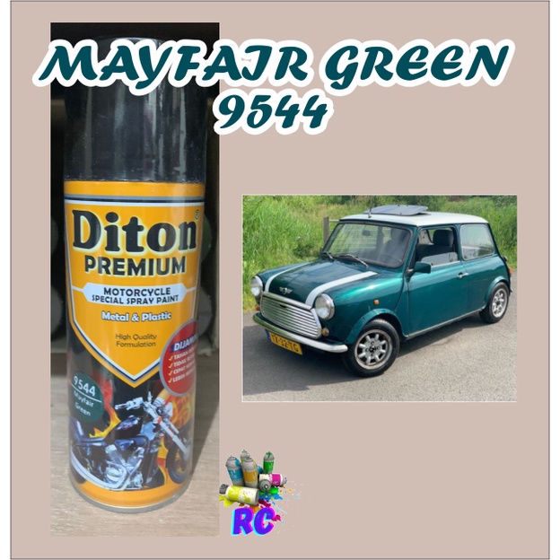 Jual Cat Pilox Diton Premium Mayfair Green Warna Hijau Gelap Tua Metalik Pilok Pylox Pylok