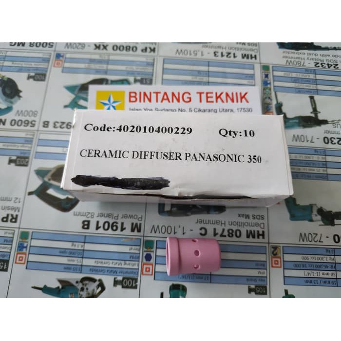 Jual Diffuser mpp 350a ceramic MIG co2 untuk panasonic 350 a | Shopee ...