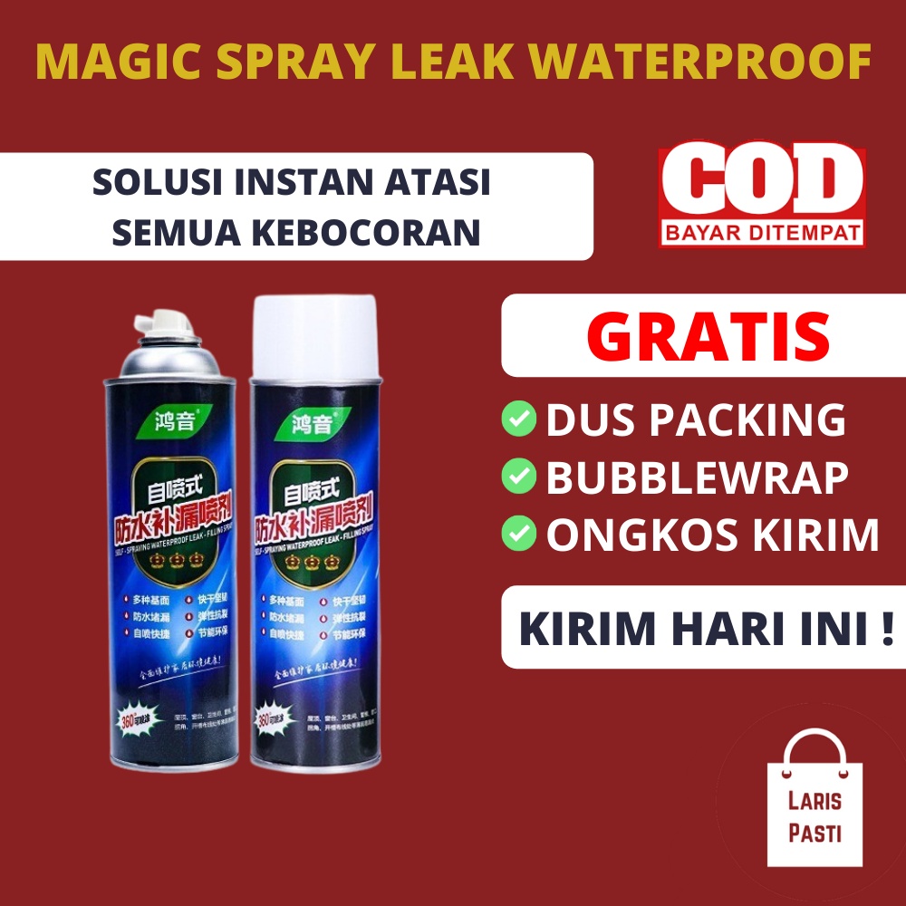 Jual Magic Spray Anti Bocor Semprot Spray Waterproof Atap Rumah Pipa
